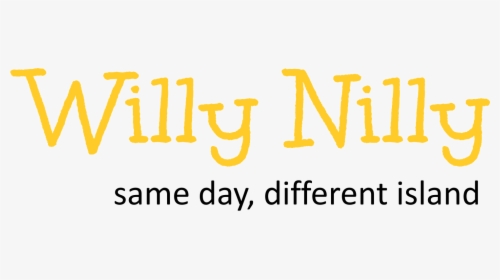 Willy Nilly Transparent Black Lower Text - Willy Nilly, HD Png Download, Transparent PNG