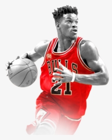 The Bulls Went Into The 2016-2017 With Dwyane Wade, - Jimmy Butler No Background, HD Png Download, Transparent PNG