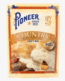 Country Sausage Flavor Gravy Mix Pioneer Packaging - Pioneer Country Gravy, HD Png Download, Transparent PNG