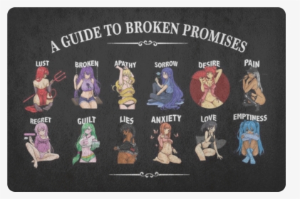 Broken Promises Anime Shirt, HD Png Download, Transparent PNG