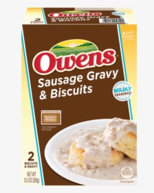 Owens® Biscuit & Gravy Breakfast Entree Sausage - Owens Sausage Biscuits, HD Png Download, Transparent PNG