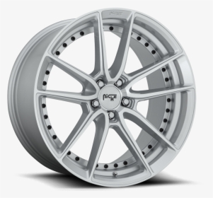 Niche M221 Gloss Silver Machined Wheels For 2015-2017 - Niche Dfs M221, HD Png Download, Transparent PNG