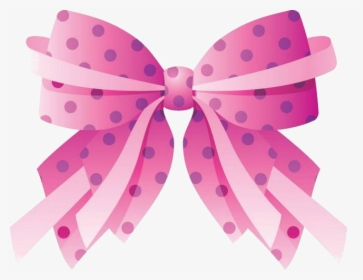 Pink,ribbon,pattern,hair Accessory,polka Dot,clip Art,design,fashion - Imagenes De Moños En Png, Transparent Png, Transparent PNG