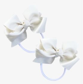 Image Of Cream Bow Hair Tie 2 Pack - Present, HD Png Download, Transparent PNG