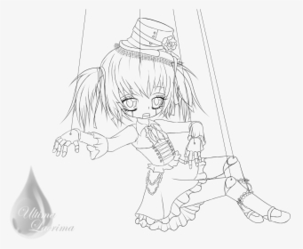 Scary Doll Coloring Pages - Creepy Dolls To Color, HD Png Download, Transparent PNG