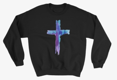 Watercolor Cross Sweatshirt - Nelk Boys Sweatshirt, HD Png Download, Transparent PNG