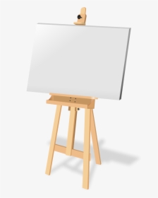 Free To Use & Public Domain Easel Clip Art - Art Easel With Canvas, HD Png Download, Transparent PNG