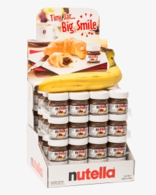64 Case Of Nutella 25 Gram Fun Size Jar - 25 Gr Nutella, HD Png Download, Transparent PNG
