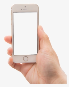 #frame #phone #iphone #white #hand #photo - Mobile Frame On Hand, HD Png Download, Transparent PNG
