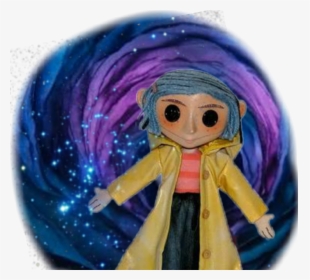 #coraline #tunnel #blue #doll #halloween #creepy #coralinethemovie - Coraline, HD Png Download, Transparent PNG