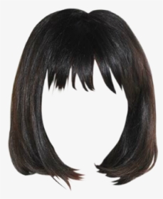 Hair Wig Png - Hair Bangs Png, Transparent Png, Transparent PNG