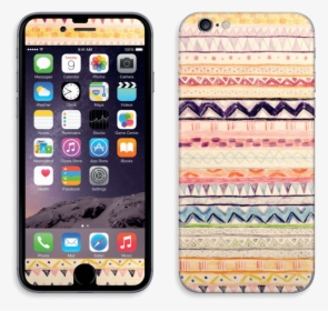Hand Drawn Aztec Skin Iphone 6/6s - Iphone 6, HD Png Download, Transparent PNG