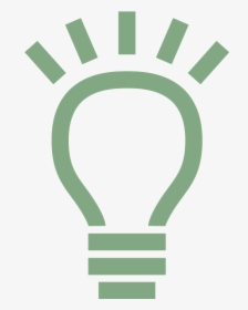 Lightbulb Clipart Green - Green Lightbulb, HD Png Download, Transparent PNG