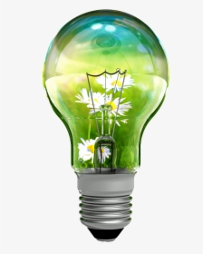 Light Bulb Go Green Png, Transparent Png, Transparent PNG