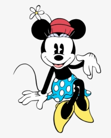 Black And White Minnie Mouse, HD Png Download, Transparent PNG