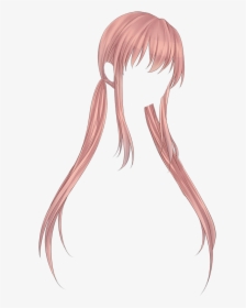 Png Transparent Library Bangs Drawing Reference - Pink Anime Hair Transparent, Png Download, Transparent PNG