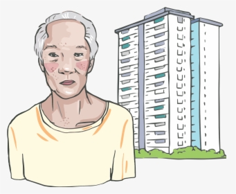 Senior Citizen - Illustration, HD Png Download, Transparent PNG