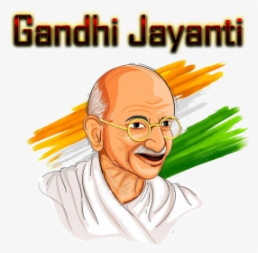 Gandhi Jayanti Png Photo Background - Poster On Life Of Gandhiji, Transparent Png, Transparent PNG