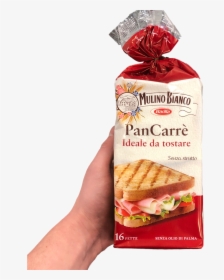 Mulino Bianco Pancarre 16 Slices White Bread Gr 285 - Mulino Bianco, HD Png Download, Transparent PNG