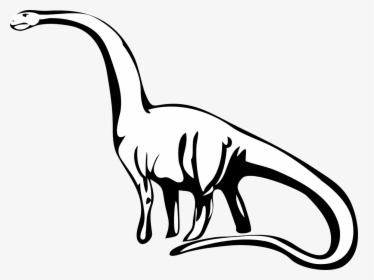 Velociraptor Png Black And White - Dinosaur Black And White, Transparent Png, Transparent PNG