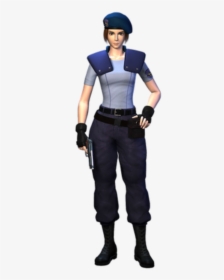A 3d Rendering Of A Fictional Character Using Realistic - Jill Valentine Resident Evil Stars, HD Png Download, Transparent PNG