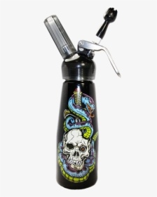 Skull Snake 1 Pint Suede Aluminum Dispenser - Water Bottle, HD Png Download, Transparent PNG