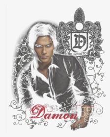 Vampire Diaries Damon Youth Hoodie - Poster, HD Png Download, Transparent PNG