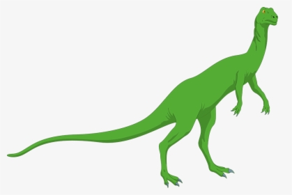 Standing Dinosaur With Long Neck, HD Png Download, Transparent PNG