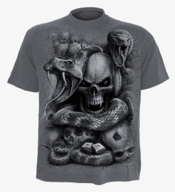 Snake Eyes T-shirt - Skull, HD Png Download, Transparent PNG