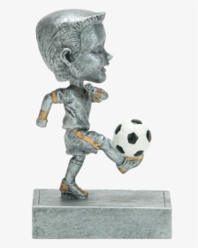 Soccer Trophy With Foot On Ball, HD Png Download, Transparent PNG