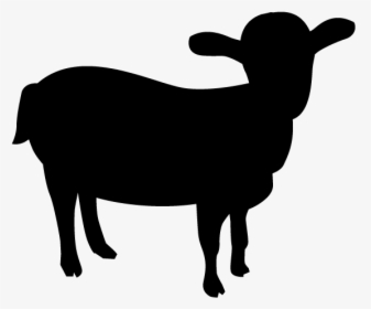 Boer Goat Feral Goat Cattle Mountain Goat - Outline Australian Shepherd Silhouette, HD Png Download, Transparent PNG