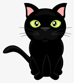 Kitty Clipart Rat - Black Cat Transparent Background, HD Png Download, Transparent PNG
