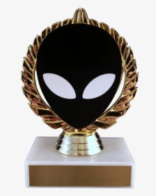 Alien Vector Cut Logo Trophy On Marble Trophy Schoppy - Trophy, HD Png Download, Transparent PNG