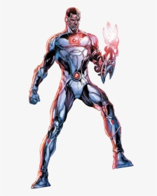 Cyborg Black Lightning Superman Superhero The New - Cyborg Png, Transparent Png, Transparent PNG