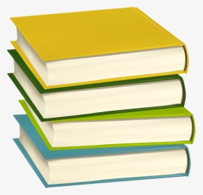Yellow,post-it Note,rectangle,clip Art,paper Product - Clipart Pile Of Books Png, Transparent Png, Transparent PNG