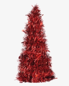Christmas Tinsel Tree 31cm - Christmas Tree, HD Png Download, Transparent PNG