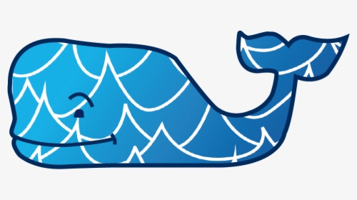 Blue Vineyard Vines Whale Sticker, HD Png Download, Transparent PNG