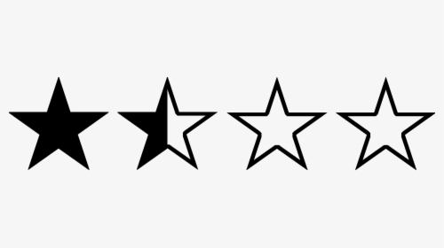 Two And A Half Stars, HD Png Download, Transparent PNG