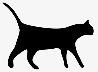 Transparent Cat Clipart - Cat Silhouette Clip Art, HD Png Download, Transparent PNG