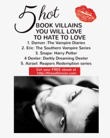 5 Hot Villains You Love To Hate - Poster, HD Png Download, Transparent PNG