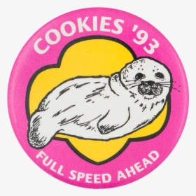 Girl Scout Cookies 1993 Event Button Museum - Lhasa Apso, HD Png Download, Transparent PNG