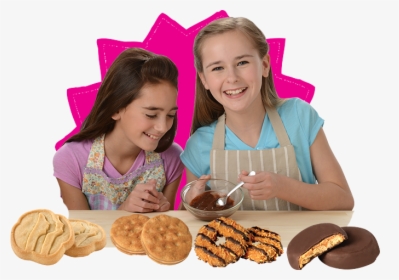 Girl Scouts Cookie Oven Recipes - Eating, HD Png Download, Transparent PNG