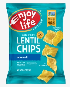 Enjoy Life Sea Salt Lentil Chips, HD Png Download, Transparent PNG