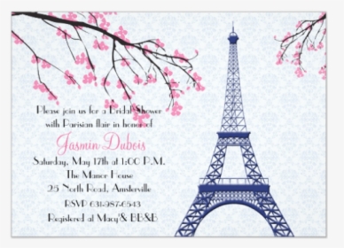 Paris Background For Wedding Invitations, HD Png Download, Transparent PNG