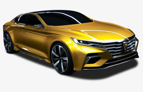 Sedan Png Image - Gold Yellow Sports Car, Transparent Png, Transparent PNG