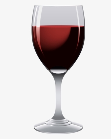 Wine Glass - Red Wine Glass Clipart, HD Png Download, Transparent PNG