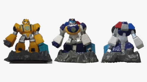 Rescue Bots Beam Box Bumblebee And Chase Comparison - Action Figure, HD Png Download, Transparent PNG