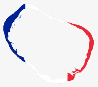 Flag Map Of Clipperton Island - Clipperton Island Flag Map, HD Png Download, Transparent PNG