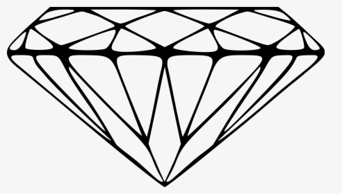Collection Of Free Diamond Drawing Line Download On - Line Drawing Diamond Png, Transparent Png, Transparent PNG