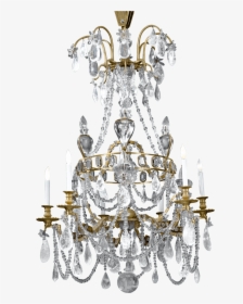 Rock Crystal Chandelier, 18th Century - 18th Century Chandelier, HD Png Download, Transparent PNG